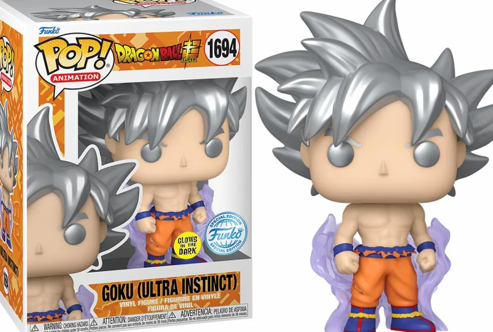 Dragon Ball Super - Goku Ultra Instinct Glow-in-the-Dark Pop! Vinyl Figure