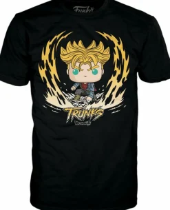 Dragon Ball Super - Trunks Pop! Tees Unisex Black T-Shirt
