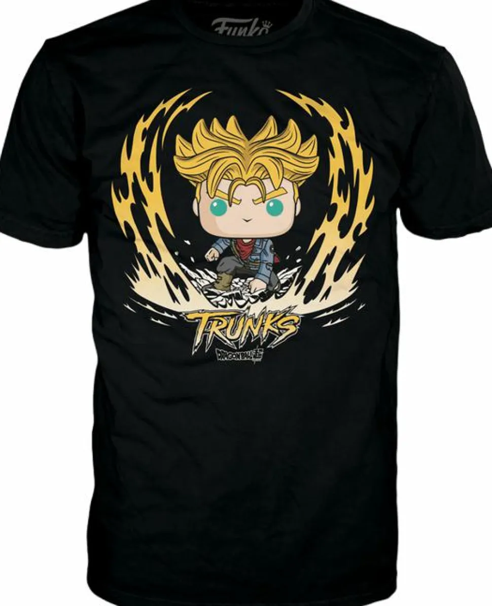 Dragon Ball Super - Trunks Pop! Tees Unisex Black T-Shirt