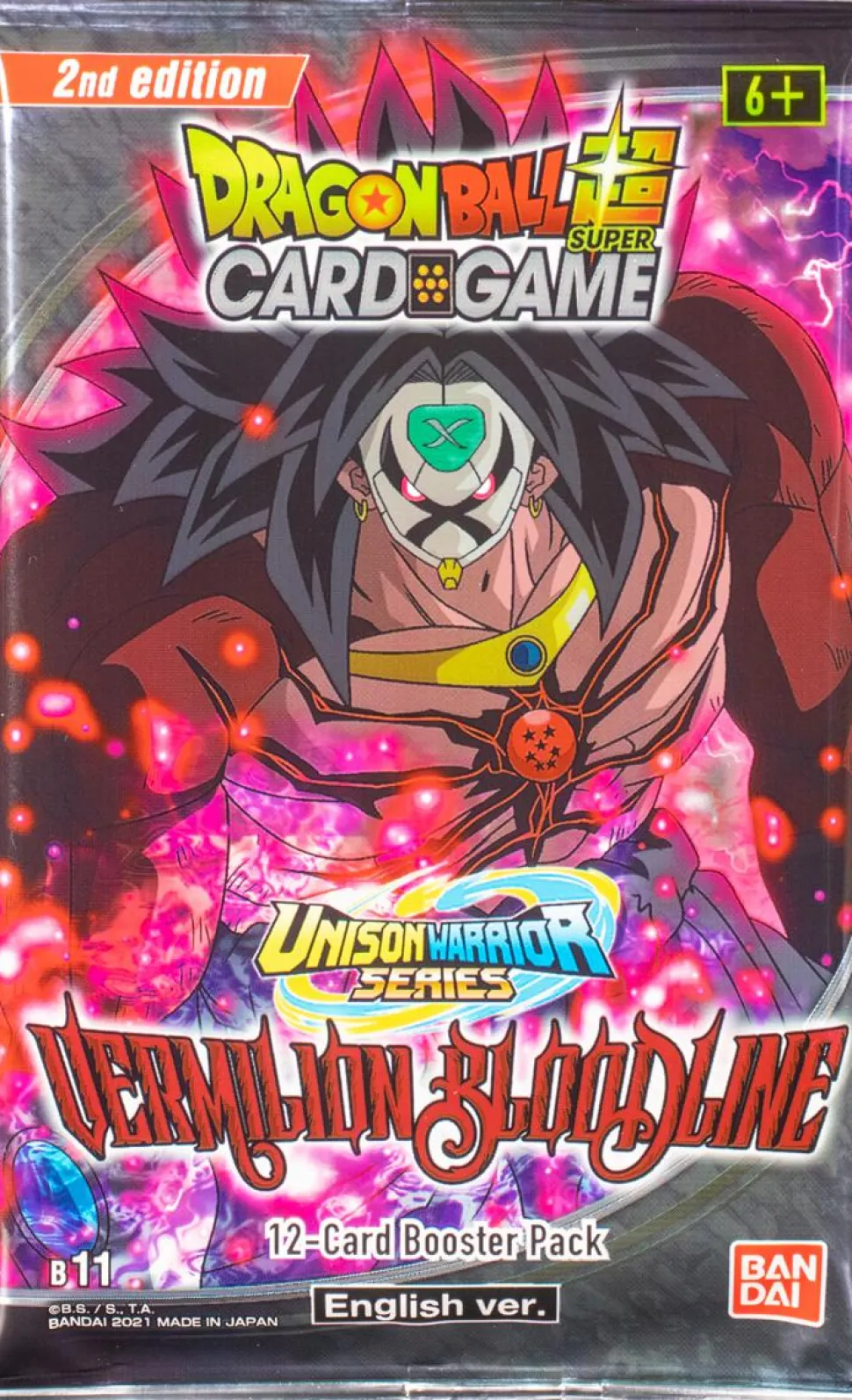 Dragon Ball Super - Vermilion Bloodline Card Game 2nd Edition Booster Box (24 Packs)
