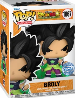 Dragon Ball Super: Broly - Broly (Green Energy) Mystery Box (Includes Broly & 3 Exclusive Pop! Vinyl Figures)