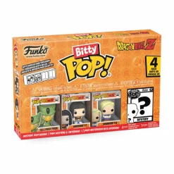 Dragon Ball Z - Cell (First Form), Android 17, Android 18 & Mystery Bitty Pop! Vinyl Figure 4-Pack