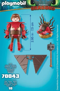Dragons - Playmobil Snotlout with Flight Suit Figure (70043)