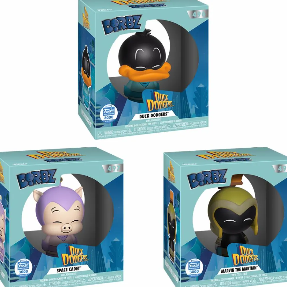 Duck Dodgers - Duck Dodgers Dorbz Vinyl Figure Bundle (Funko Exclusive) (Set of 3)