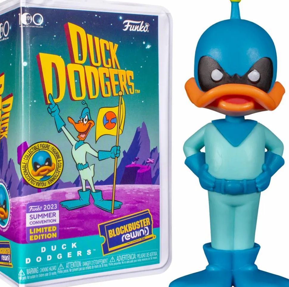 Duck Dodgers in the 24½th Century - Duck Dodgers Blockbuster Rewind Vinyl Figure (2023 Summer Convention Exclusive) (Popcultcha Exclusive)