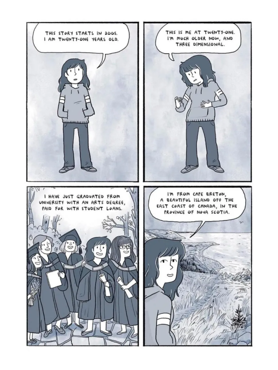 Ducks: Two Years in the Oil Sands by Kate Beaton Hardcover Book