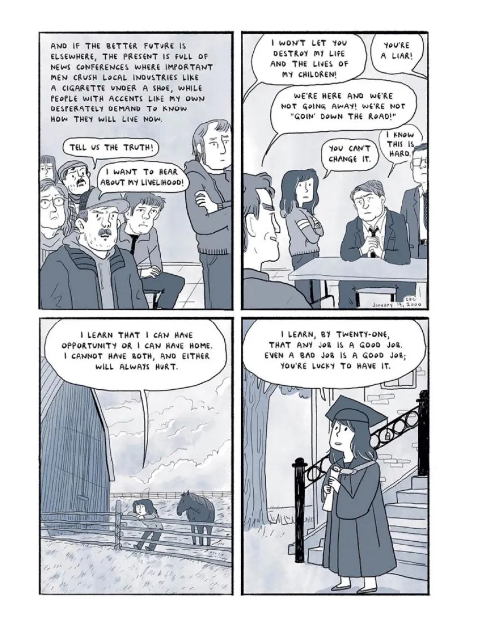 Ducks: Two Years in the Oil Sands by Kate Beaton Hardcover Book