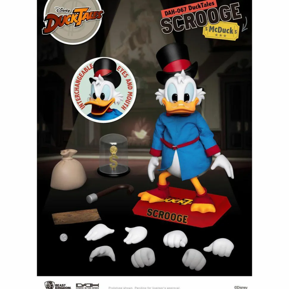 DuckTales - Scrooge McDuck DAH-067 Dynamic 8ction Heroes 1/9th Scale Action Figure