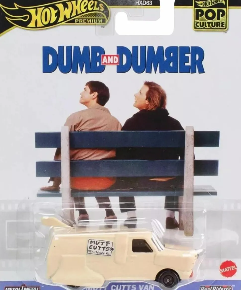 Dumb and Dumber - Mutt Cutts Van Hot Wheels Premium Pop Culture Real Riders 1/64th Scale Die-Cast Vehicle Replica (2025 Mix #2)