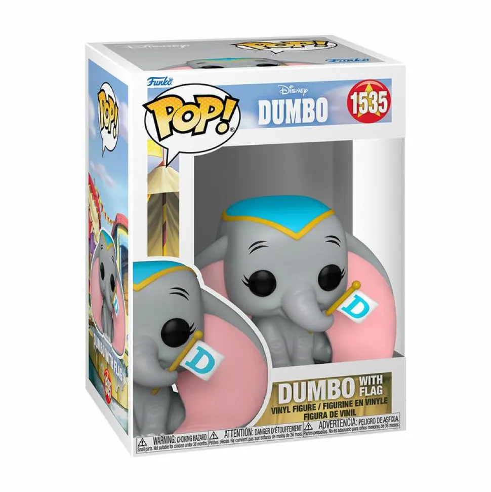Dumbo (1941) - Dumbo with Flag Pop! Vinyl Figure