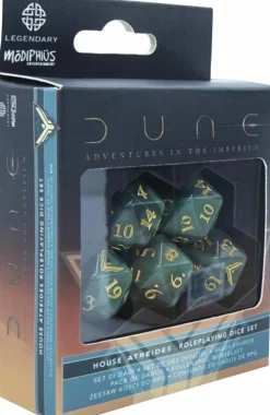 Dune (2022) - Dune RPG Atreides Dice Set