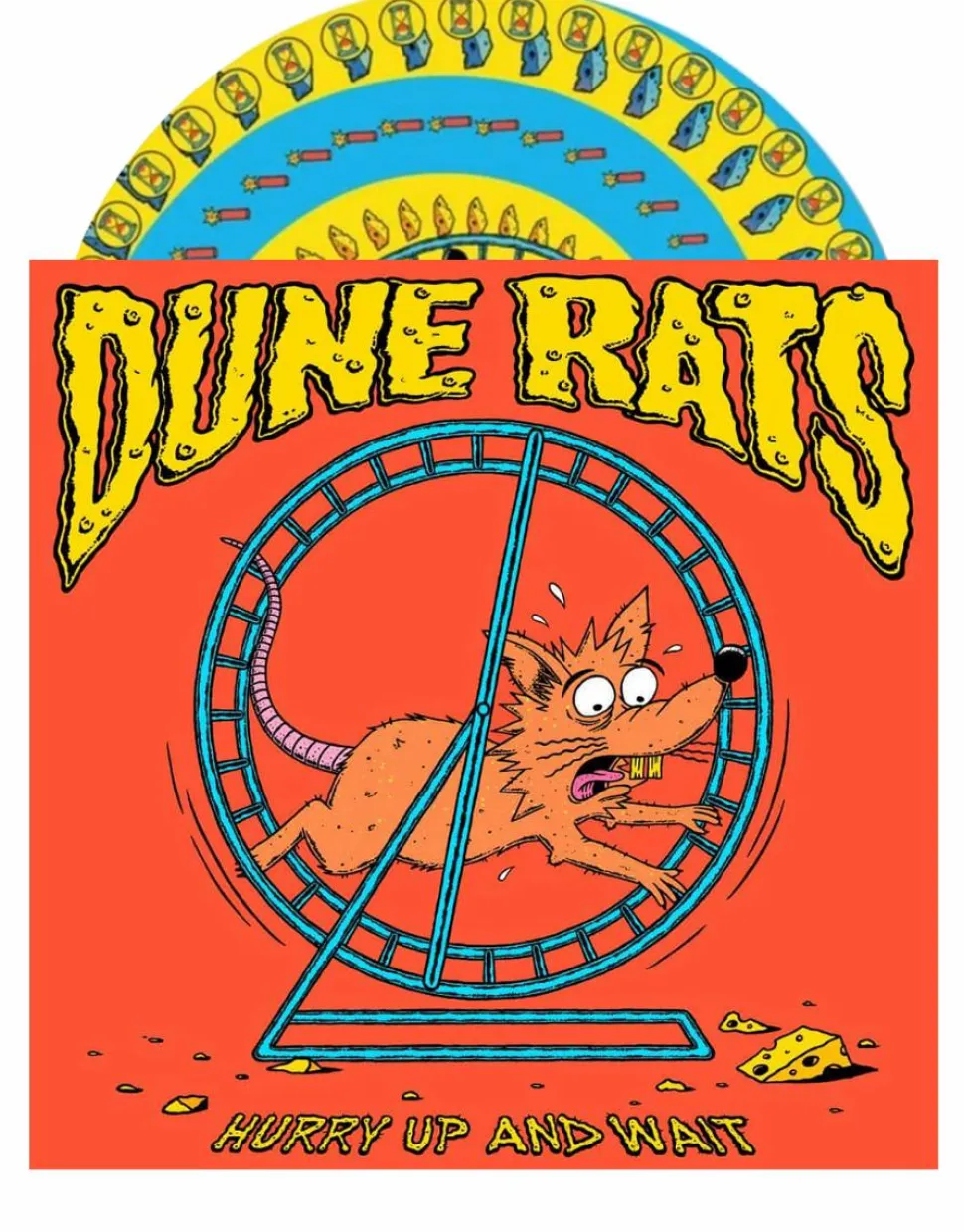 Dune Rats - Hurry Up And Wait LP Vinyl Record (“Blue Cheese” Coloured Vinyl)