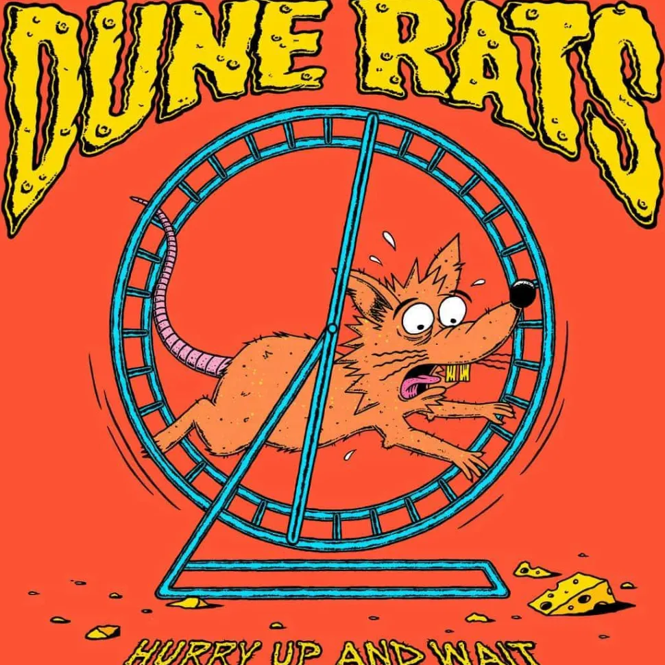 Dune Rats - Hurry Up And Wait LP Vinyl Record (“Blue Cheese” Coloured Vinyl)