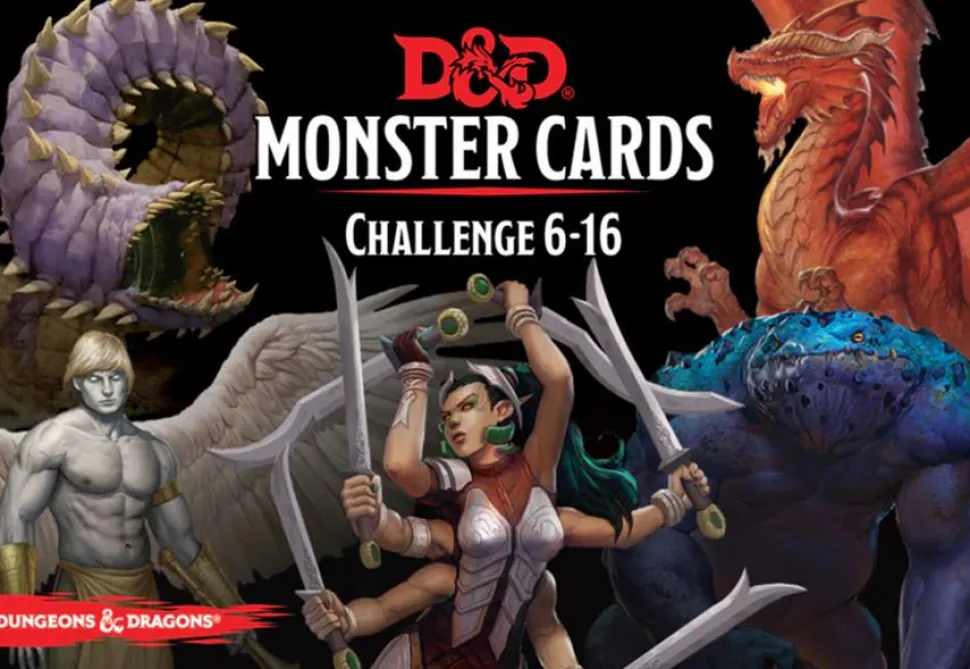 Dungeon & Dragons - Challenge Rating 6-16 Monster Spellbook Cards