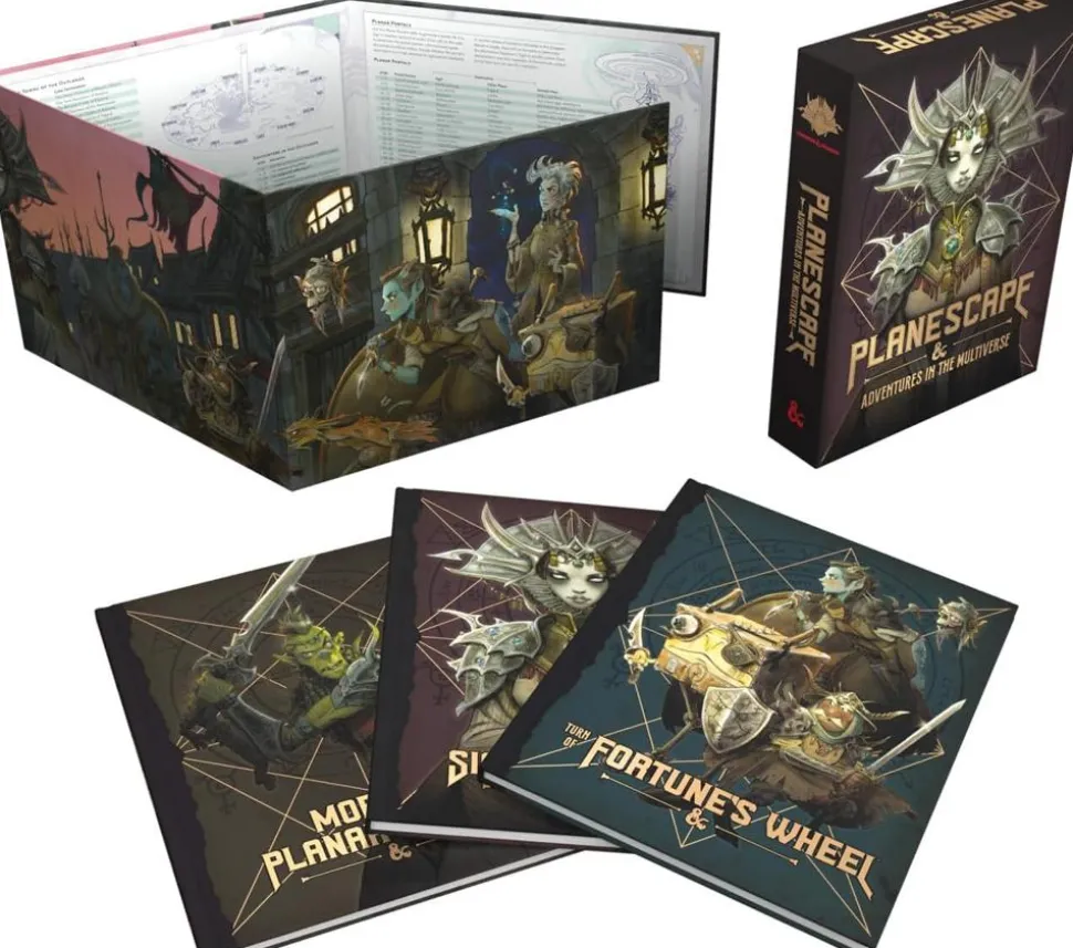 Dungeon & Dragons - Planescape: Adventures in the Multiverse Hardcover Book Box Set (Alternative Cover)