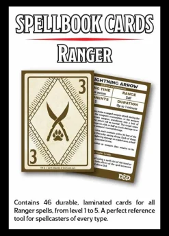 Dungeon & Dragons - Ranger Spellbook Cards