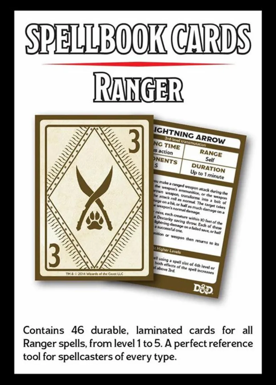 Dungeon & Dragons - Ranger Spellbook Cards