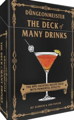 Dungeonmeister: The Deck of Many Drinks: The RPG Cocktail Recipe Deck with Powerful Effects! Card Set