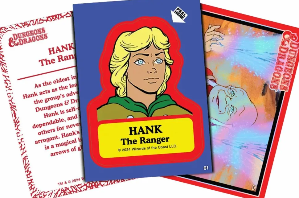 Dungeons & Dragons (1983) - Wax Pack Trading Cards Booster Pack (5 Cards + Sticker)