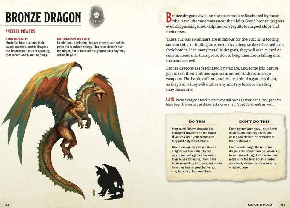 Dungeons & Dragons - Beasts & Behemoths Young Adventurer’s Guide Hardcover Book