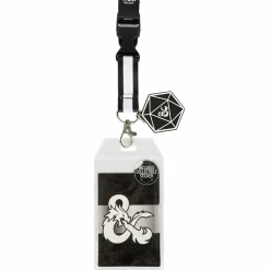 Dungeons & Dragons - Black & White Lanyard
