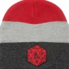 Dungeons & Dragons - D20 Marled Stripe Beanie (One-Size)