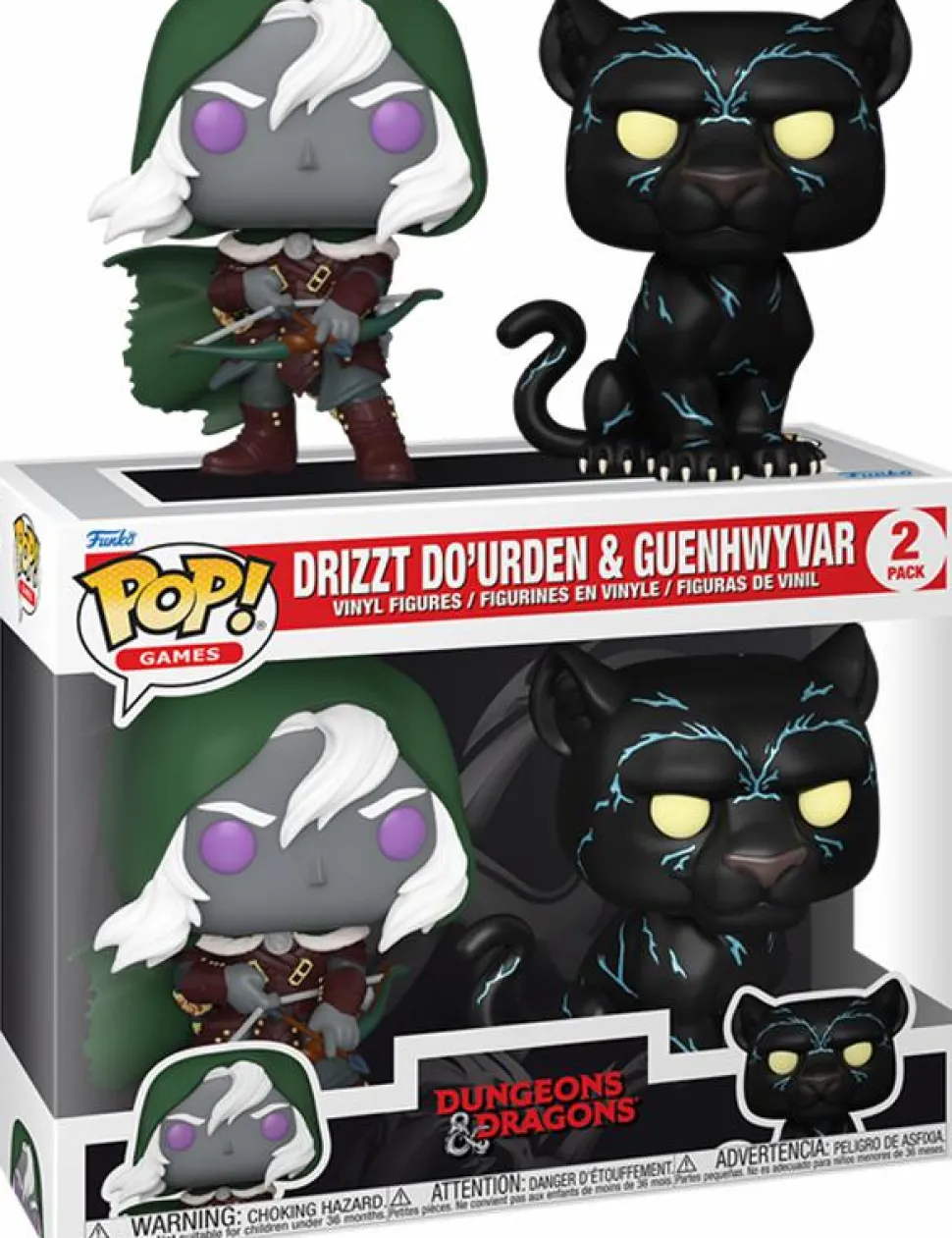 Dungeons & Dragons - Drizzt Do’Urden & Guenhwyvar Pop! Vinyl 2-Pack