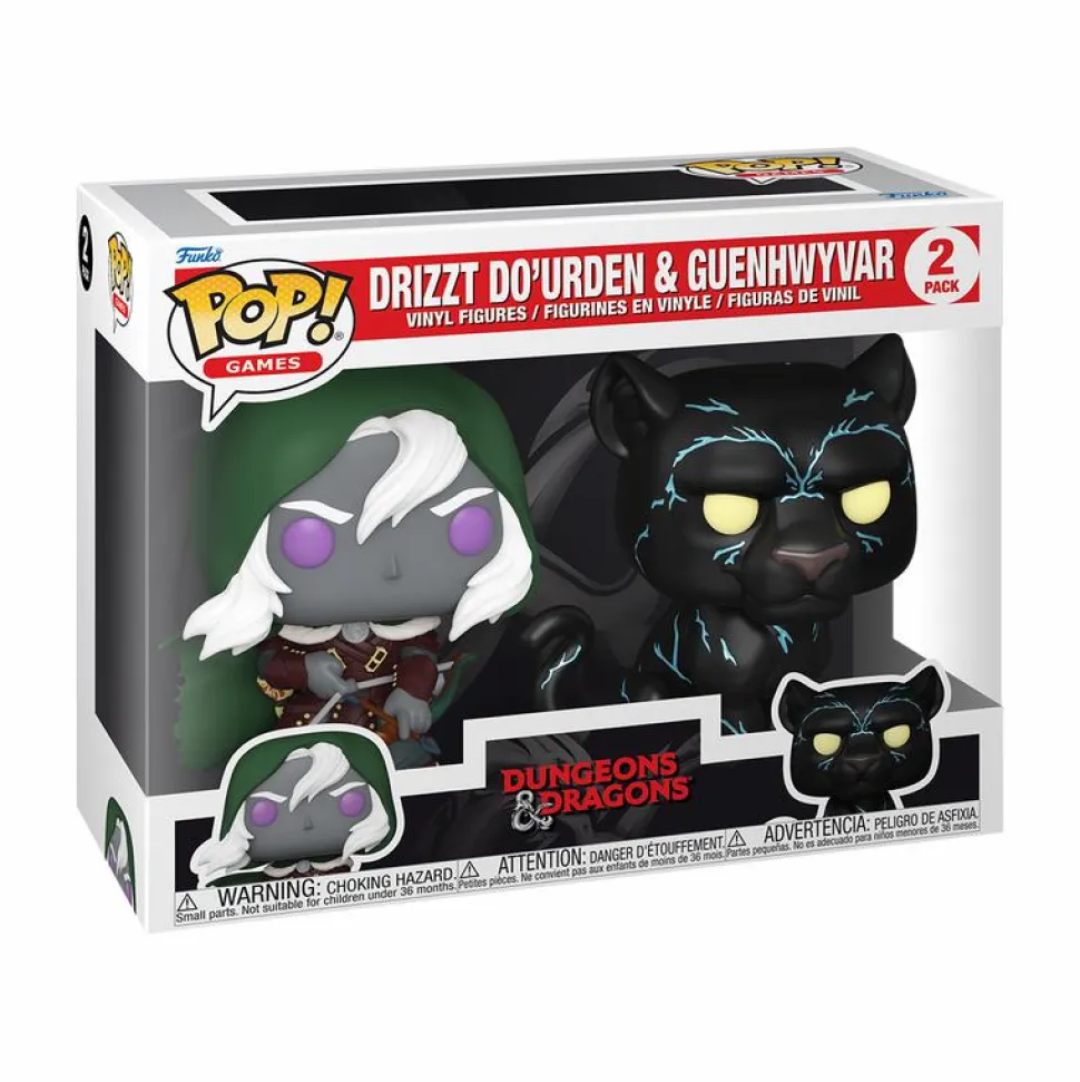 Dungeons & Dragons - Drizzt Do’Urden & Guenhwyvar Pop! Vinyl 2-Pack