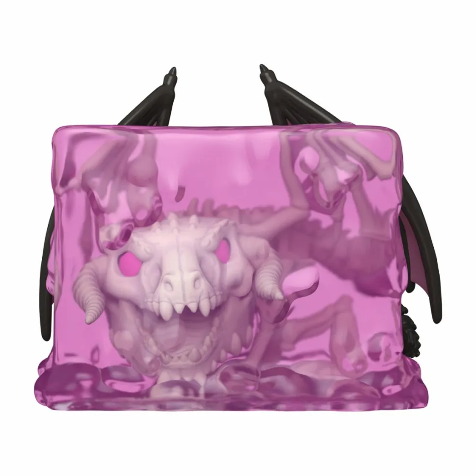 Dungeons & Dragons - Gelatinous Cube with Dracolich Glow-in-the-Dark Deluxe Pop! Vinyl Figure