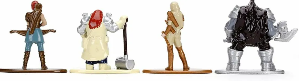 Dungeons & Dragons - Nano Metalfigs Starter Pack B 2” Scale Die-Cast Figure 4-Pack