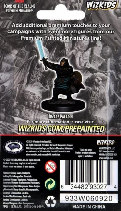 Dungeons & Dragons - Premium Dwarf Paladin Female Miniature