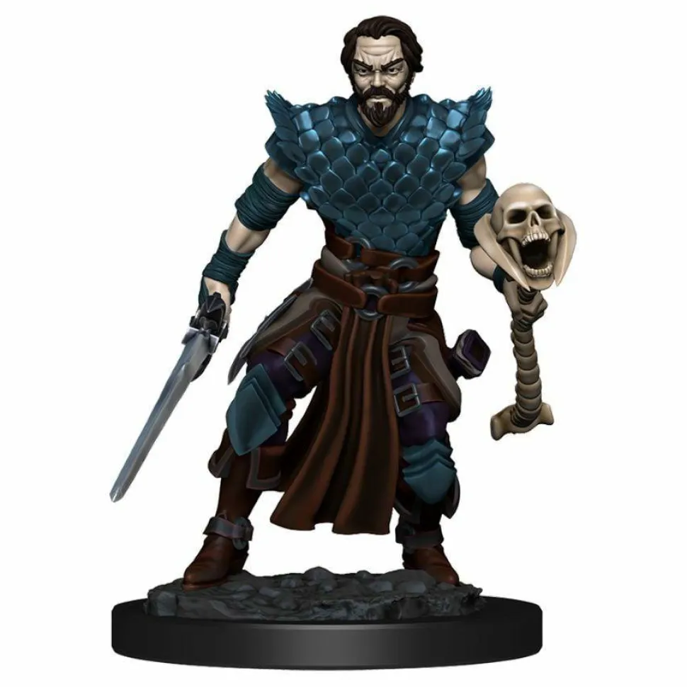 Dungeons & Dragons - Premium Human Warlock Male Miniature
