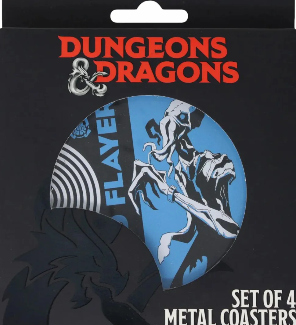 Dungeons & Dragons - Printed Metal Coasters 4-Pack