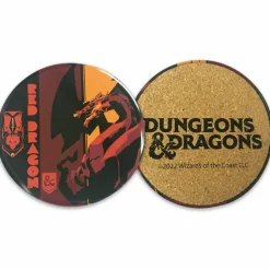 Dungeons & Dragons - Printed Metal Coasters 4-Pack