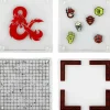Dungeons & Dragons - Stacking Glass Coasters 4-Pack