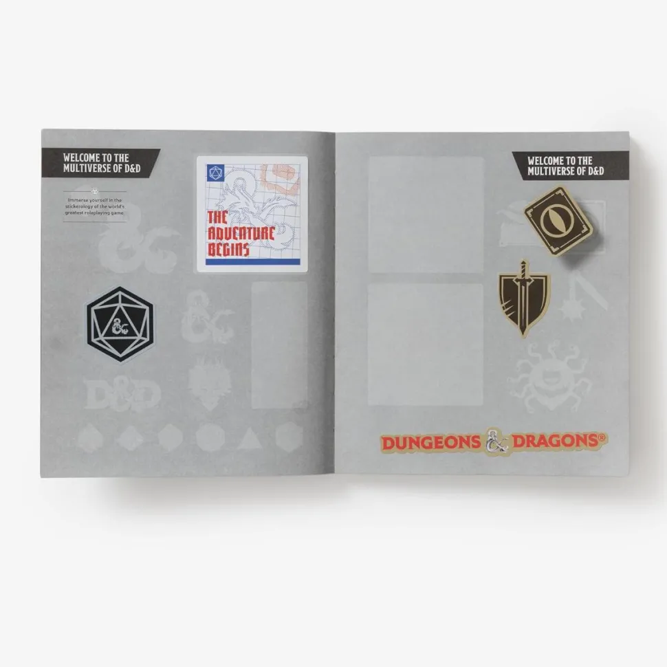 Dungeons & Dragons - Stickerology: Legendary Stickers of Monsters, Magical Items, and More Paperback Book