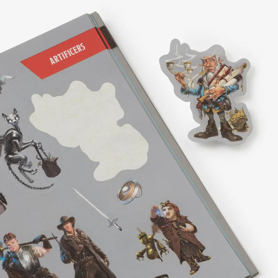 Dungeons & Dragons - Stickerology: Legendary Stickers of Monsters, Magical Items, and More Paperback Book