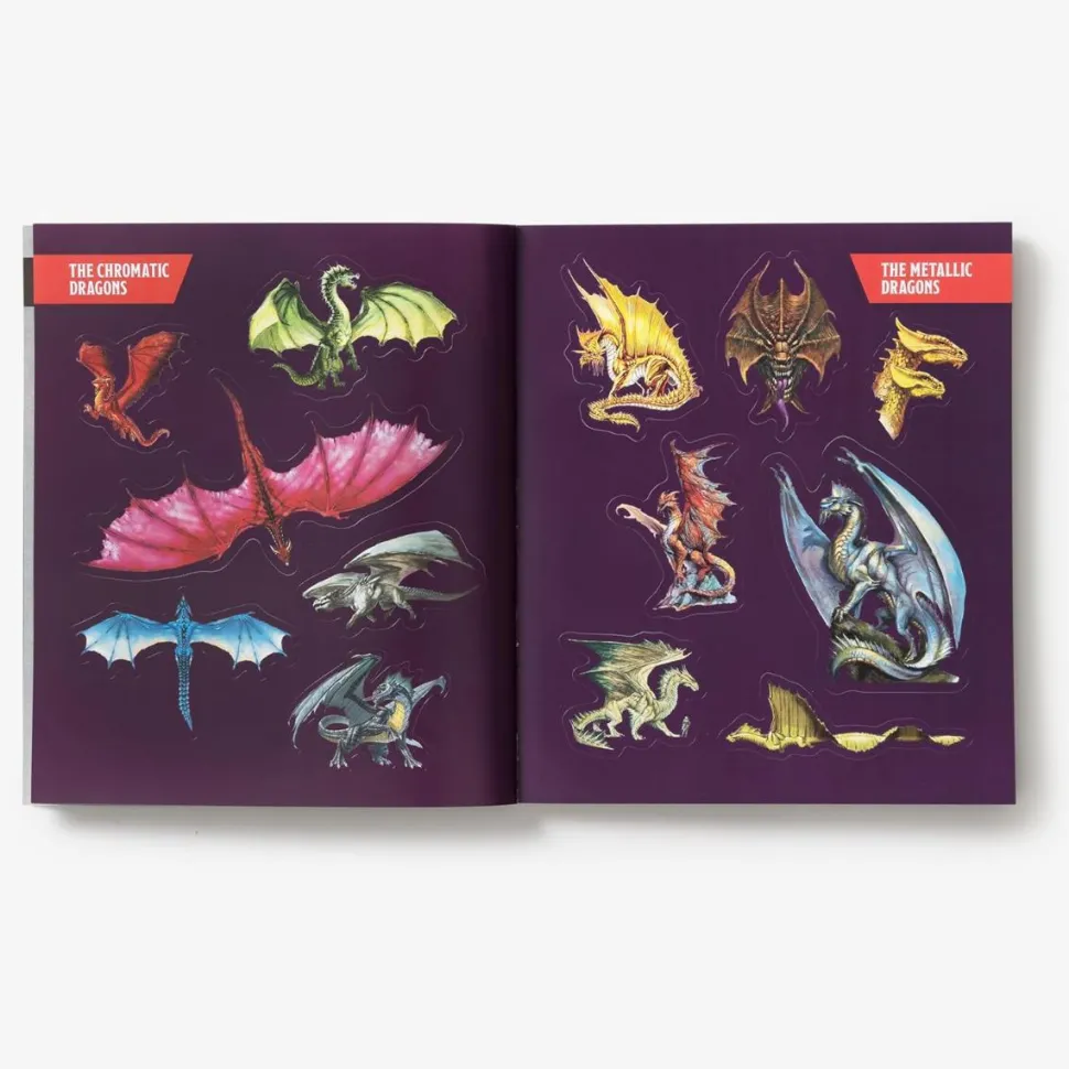 Dungeons & Dragons - Stickerology: Legendary Stickers of Monsters, Magical Items, and More Paperback Book
