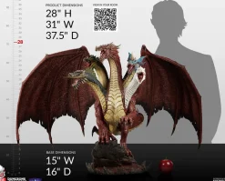 Dungeons & Dragons - Tiamat Deluxe 28 Statue (Int Sales Only)