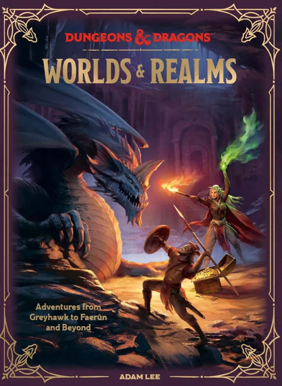 Dungeons & Dragons - Worlds & Realms: Adventures from Greyhawk to Faerun and Beyond Hardcover Book