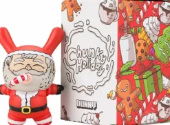 Dunny - Chunky Holiday Santa 3” Vinyl Figure by Alex Solis
