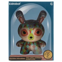 Dunny - The Curly Horned Dunnylope 5” Vinyl Figure by Horrible Adorables