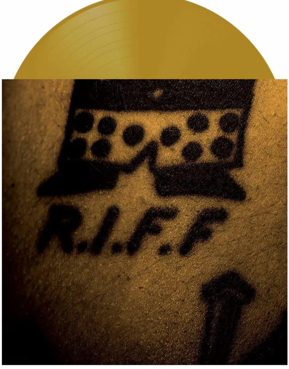 DZ Deathrays - R.I.F.F. LP Vinyl Record (Gold Coloured Vinyl)