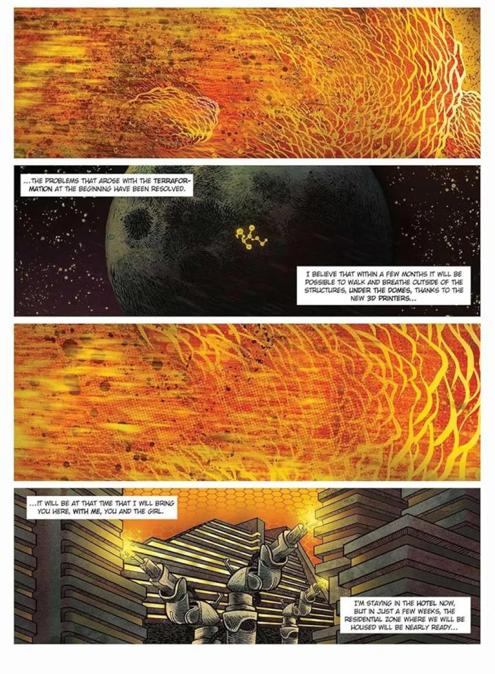 El Fuego by David Rubin Hardcover Book