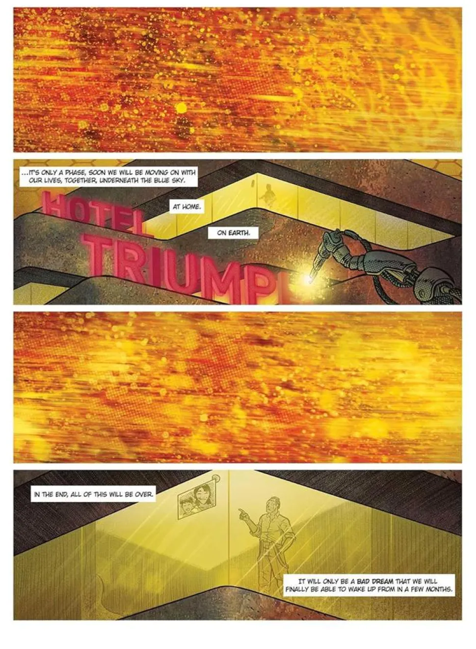 El Fuego by David Rubin Hardcover Book