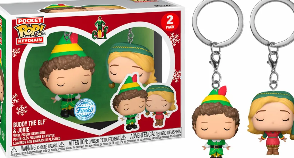 Elf - Buddy & Jovie Pocket Pop! Keychain 2-Pack