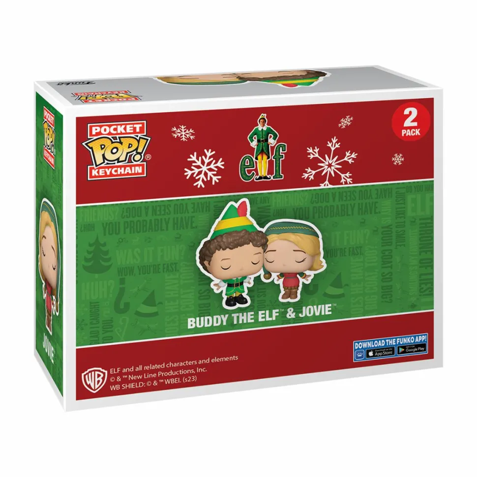 Elf - Buddy & Jovie Pocket Pop! Keychain 2-Pack