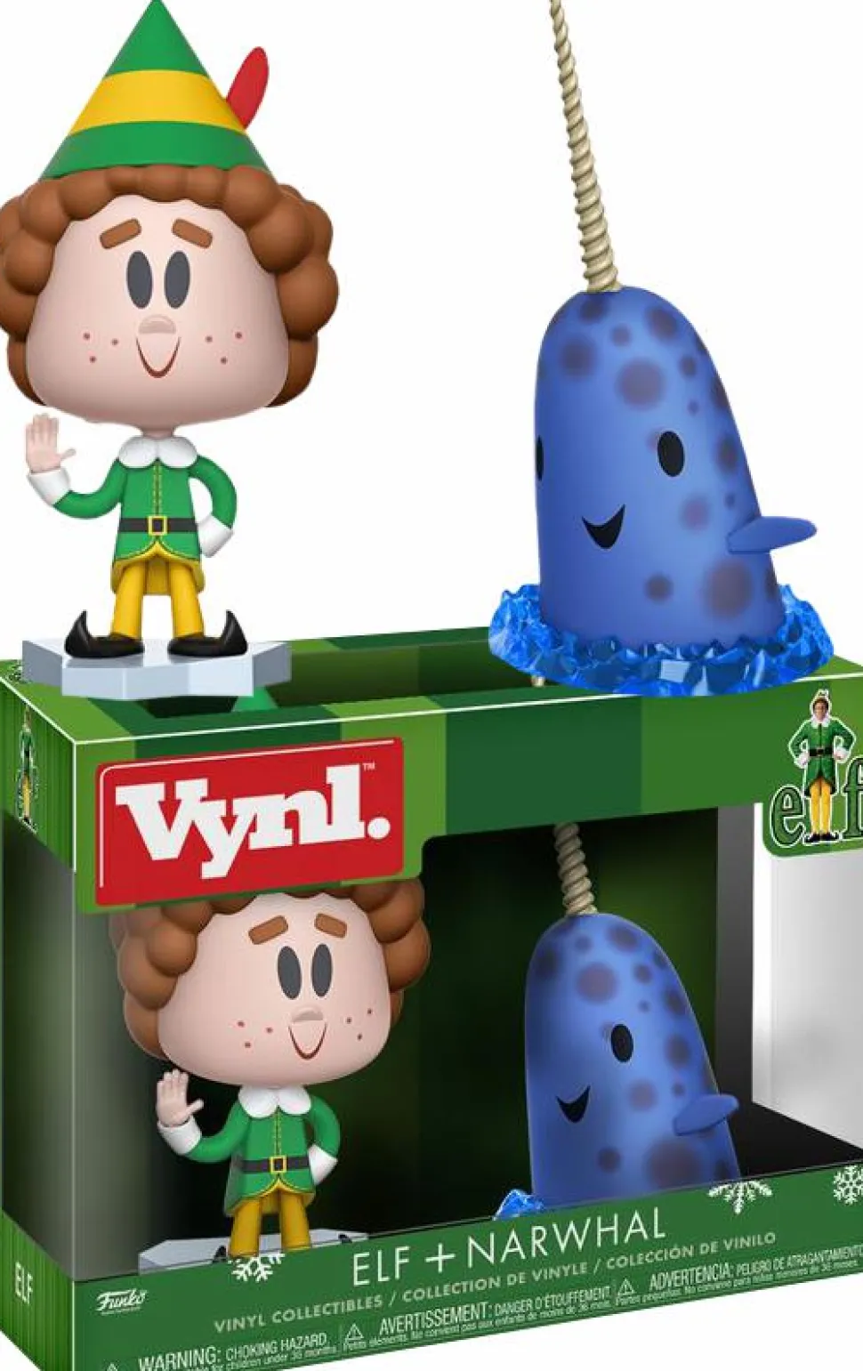 Elf - Buddy & Narwhal Vynl. Vinyl Figure 2-Pack