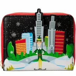 Elf - Buddy in Manhattan 4” Faux Leather Zip-Around Wallet