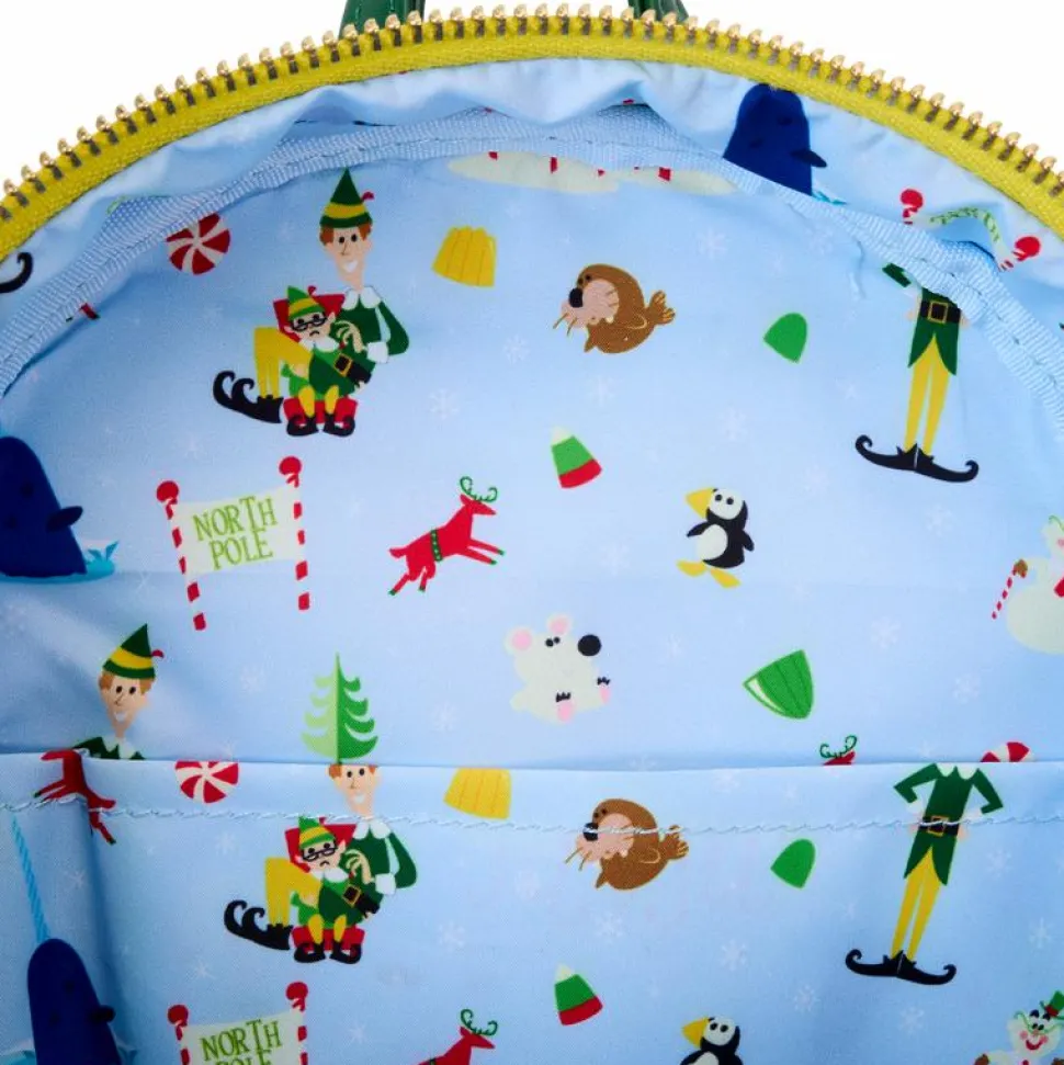 Elf - Buddy Sequin Cosplay 10" Faux Leather Mini Backpack